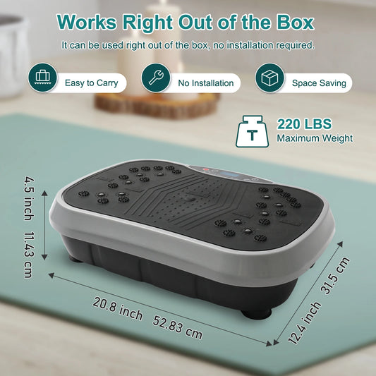 Vibration Plate Exercise Machine Fat-Burning Home Fitness