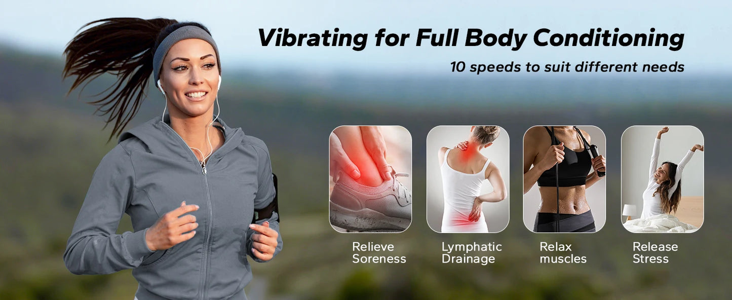 MERACH Vibration Plate Exercise Machine Whole Body Workout