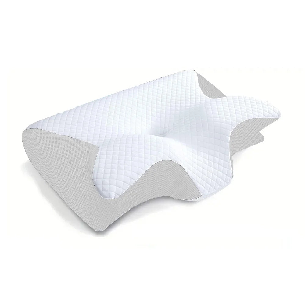 1pc Memory Foam Cervical Orthopedic Neck Pillow