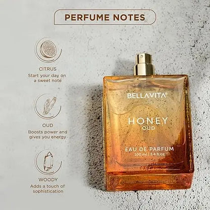 BellaVita Luxury Honey Oud Eau de Parfum  3.4 fl. oz.