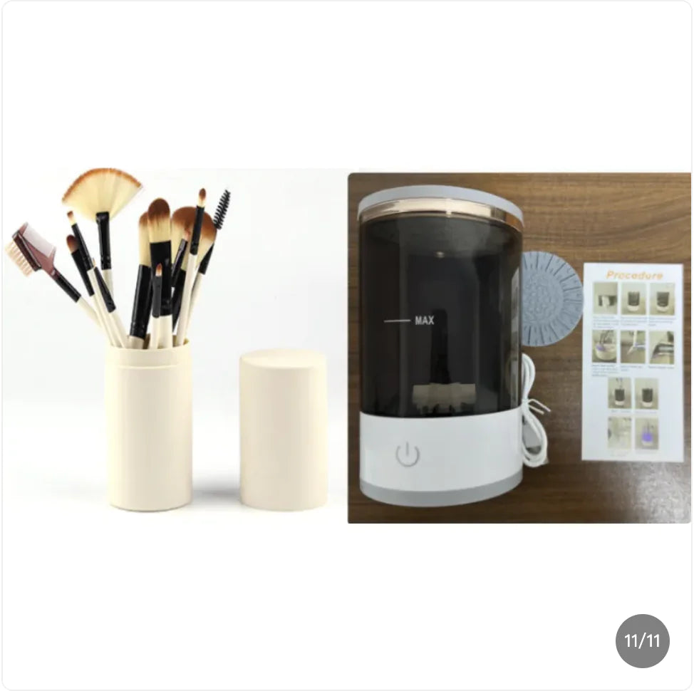 Rechargeable Makeup Brush Cleaner